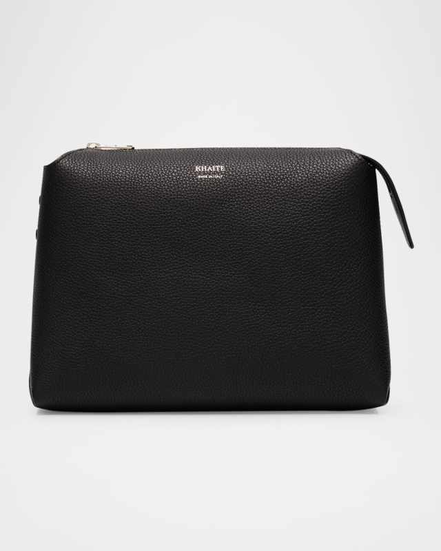 Lina Medium Zip Leather Crossbody Bag